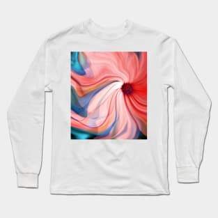 Playful manipulation of a flower Long Sleeve T-Shirt